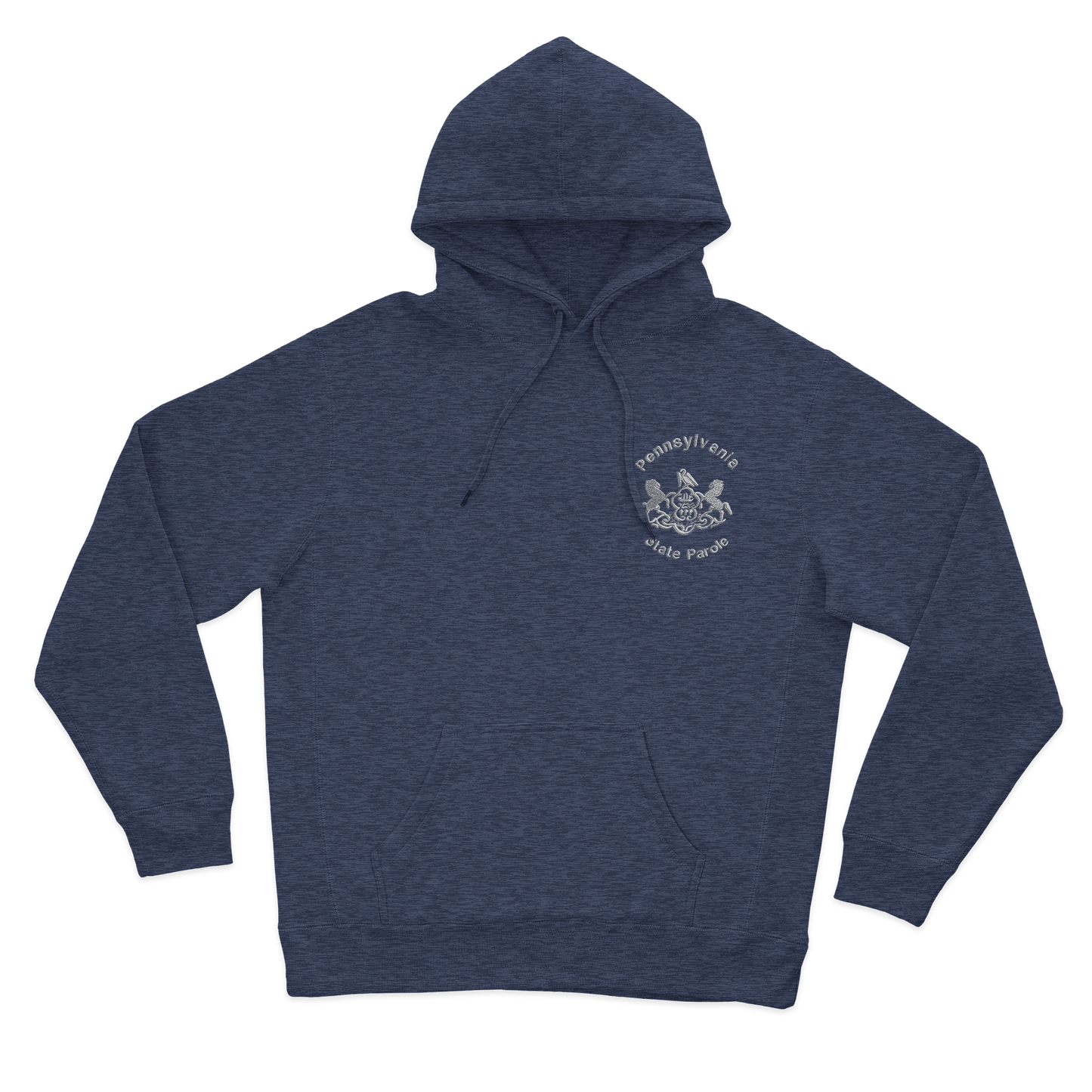 Classic Hooded Sweatshirt with Embroidered State Parole Horses (Various Colors)