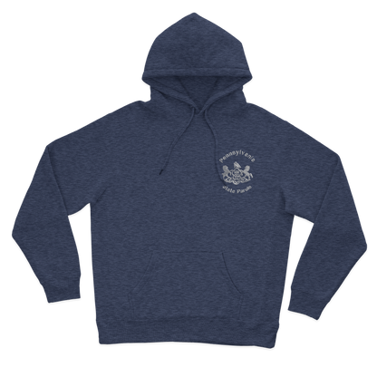 Classic Hooded Sweatshirt with Embroidered State Parole Horses (Various Colors)