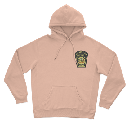 Classic Hooded Sweatshirt with Embroidered State Parole Agent Keystone-Full Color (Various Colors)