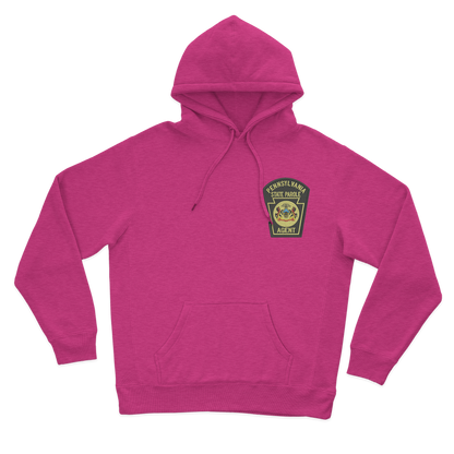 Classic Hooded Sweatshirt with Embroidered State Parole Agent Keystone-Full Color (Various Colors)