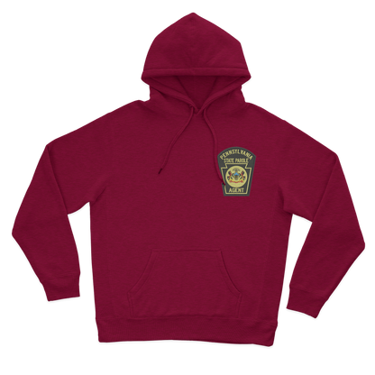 Classic Hooded Sweatshirt with Embroidered State Parole Agent Keystone-Full Color (Various Colors)