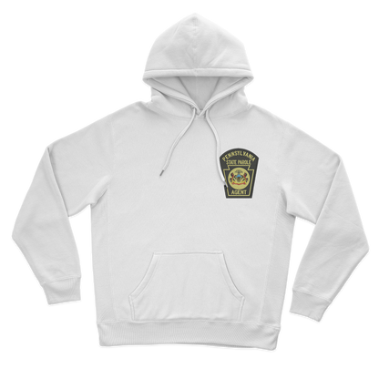 Classic Hooded Sweatshirt with Embroidered State Parole Agent Keystone-Full Color (Various Colors)