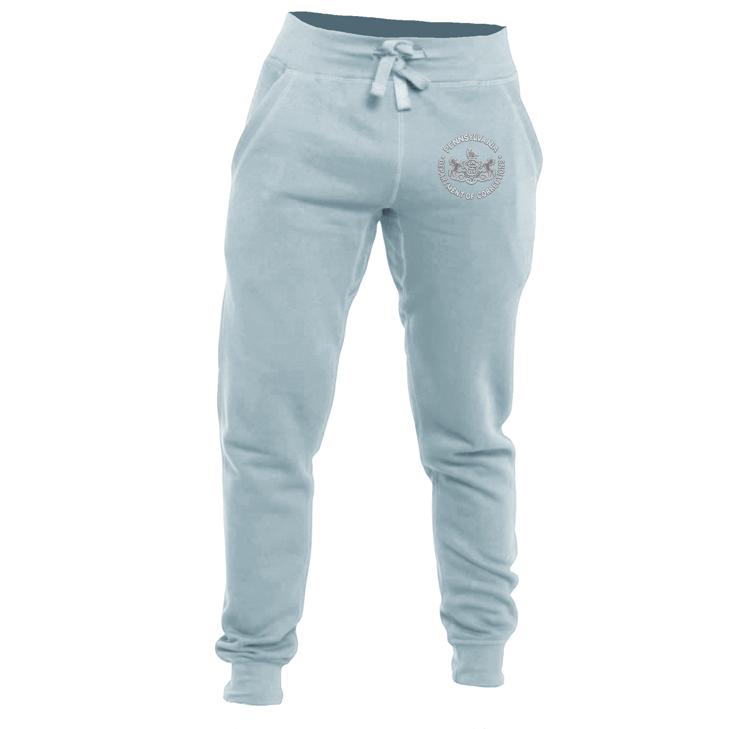 Premium Adult Sweatpants with Embroidered Department of Corrections Seal (Various Colors)